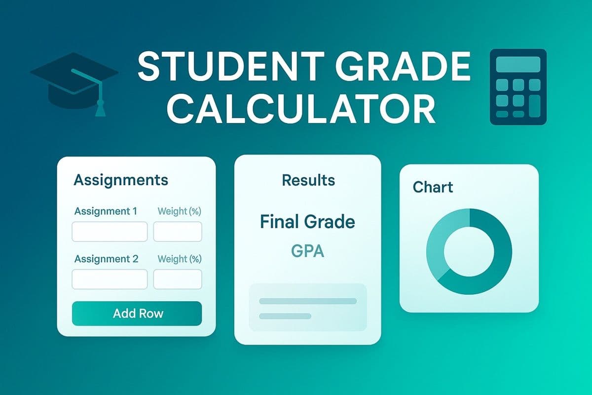 Student - Grade Calculator template